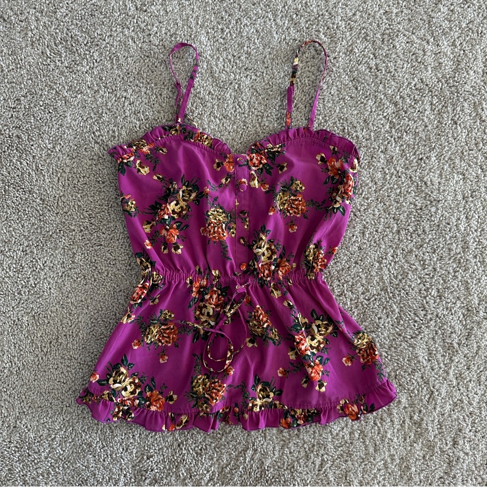 Candie’s floral print top